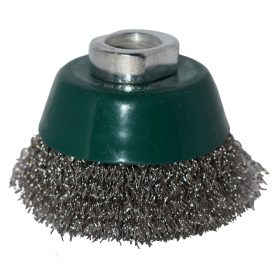 60/0,3xM14 fazékkefe INOX hullámos *