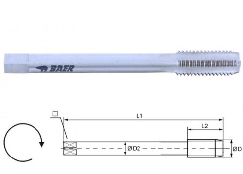 M16x2,0 menetjavítóhoz menetfúró