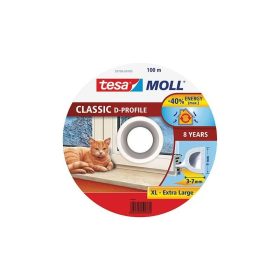 öntapadós gumitömítő 9mm D-profil Fehér