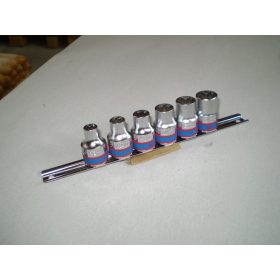   torx dugókulcs klt.6r.1/2" 4106PR E10-E20, csak dugókulcs, sínen