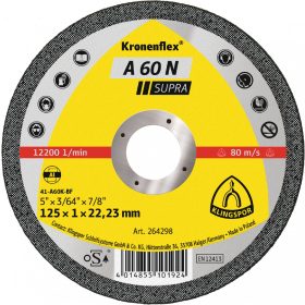 115x1x22 vágókorong A60N Supra ALU